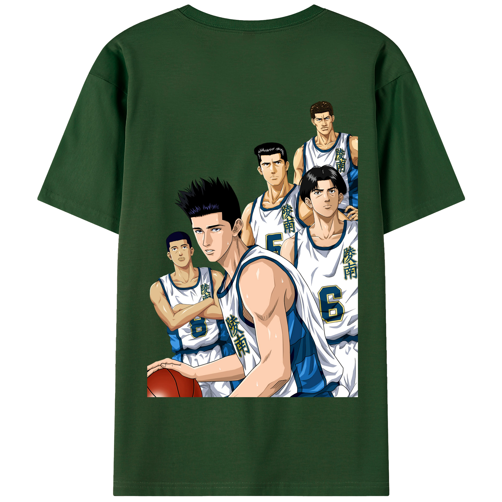 SLAM DUNK／スラムダンク 綿100％半袖Tシャツ（背面プリント）